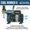 Cool Runner II Dual Fan Air Compressor Airbrushing System with 3 Airbrushes - 6 Primary Opaque Colors Acrylic Paint - How To Guide